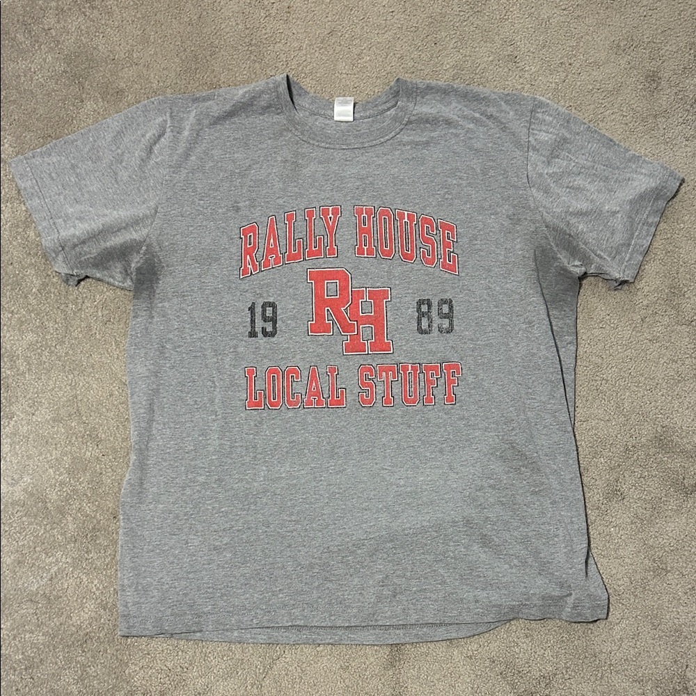 Rally House Gray Graphic Tee